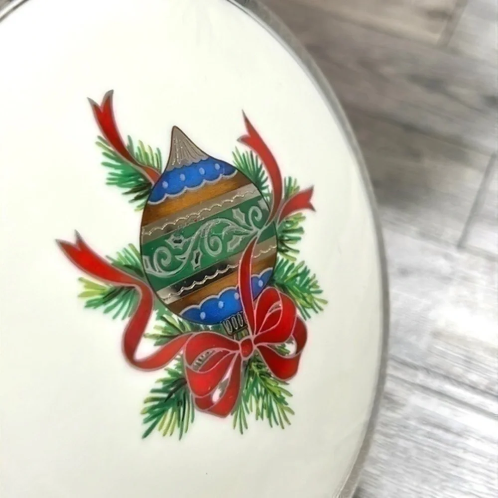 Mikasa Vintage Fine China Pine Ornament Trinket Box